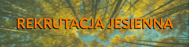 Rekrutacja jesienna do szkoły filmowej AMA Film Academy na tle abstrakcyjnych kolorowych tekstur