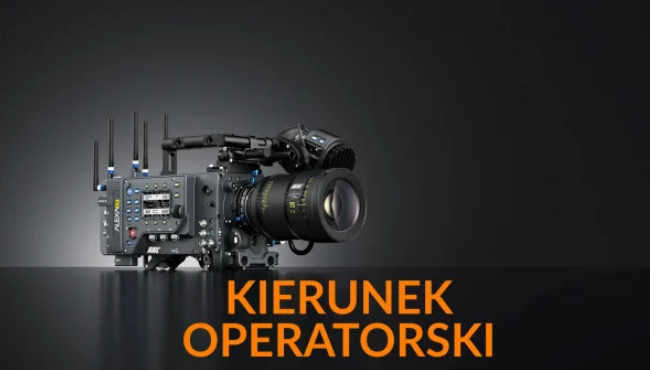 Profesjonalny sprzęt kinematograficzny do operatorskich prac filmowych i produkcji